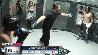 Blonde teenage Monique Alexander gets banged! inside the ring