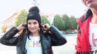 HUNT4K. bimbos has cunt filled with strangers dick instead of BFs 1