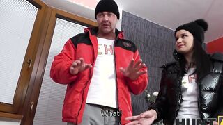 HUNT4K. bimbos has cunt filled with strangers dick instead of BFs 1