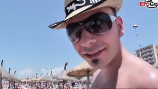 barely legal yo german 18 Yo pick up at beach into holiday and banged after flirt
