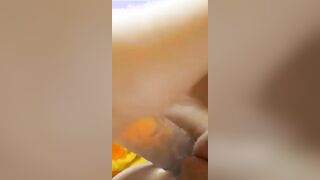 sluts Masturbating with Long Toy to Orgasm
