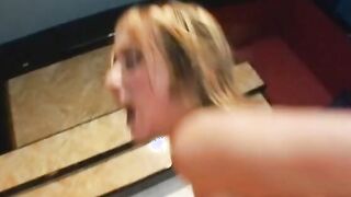 Freaky Girl inside room sucking and fucking heavy dick bro like a professional