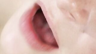 Dark Haired plays with a toy then stud comes into to screwed her