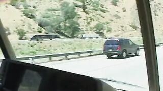 2 slutty blondes got nailed rough by a group of dudes into a camping van