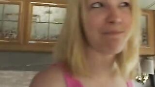 2 slutty blondes got nailed rough by a group of dudes into a camping van
