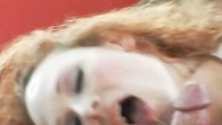 Nice round titted red bj bitch got stunning banged from babe rod hunk inside room