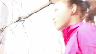 sexy japanese sporty thot gets boned!