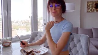 BEST PANCAKES EVER !!! Rough QUEENING and CUNT POUNDING until LARGE CUMSHOT !!! Mr Vagina Licking