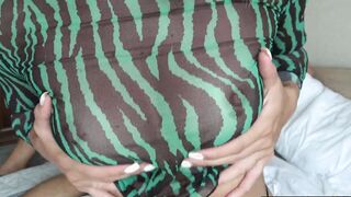 HOT BEAUTY milf STEP COUGAR BJ LICK MY COCK and SQUIRT