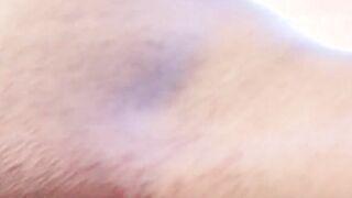 Exclusive dildo with masturbation sex tape and camera into the toilet, pointing to Emma's clit