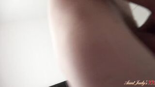 AuntJudysXXX - 45yo Long Tit Step-Aunt Janey & her Messy Step-Nephew