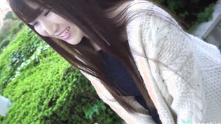 Adorable and babe amateur Japanese women Manami Morishita shows off her underwear and gets naked for us into couch casting first time on camera sex scened UNCENSORED pt1