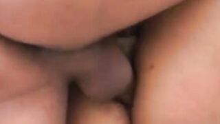 Slutty african bimbos takes toy and 2 dicks inside her house