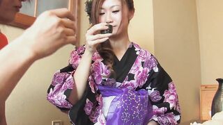 19 Year Old Japanese has sex with a friend and he comes into her twat. Japanese Amateur Sex