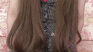 Japanese Teenie With Unshaved Twat Loves To Feel A Dick Into The Cunt Fucking Rough