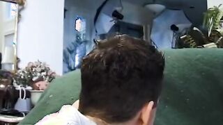 Thot gets facial jizzed after blowing cock and taking penis up her booty