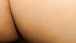 Thot gets facial jizzed after blowing cock and taking penis up her booty