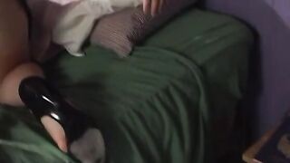 Dark Hair sexy with tiny perky titties takes penis deep in her snatch