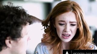 MODERN-DAY SINS - Slender Teenie Madi Collins Lets Her Stepsister's Bf CUM INSIDE HER MOUTH!