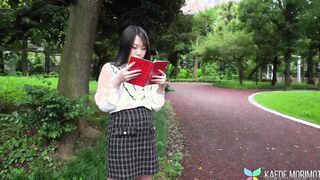Kaede Morimoto is an amateur young lady who wants to be a celeb and answers an online ad to meet into Tokyo and tape a Japanese Adult sex tape NO MOSAIC bj and cunt fingers pt2