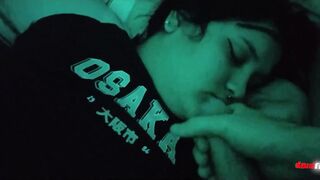 I spent the night at Dany's and woke her up with sex