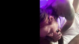 Skinny Skank Takes Long Penis For First Time