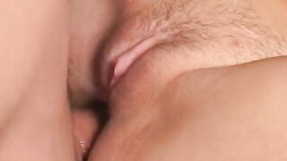 Erotic little nympho was balled on the kitchen table by nasty bro