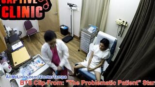 Nude BTS From Sandra Chappelle The Problematic Patient, Patients Attire Off, View Entire Video At CaptiveClinicCom
