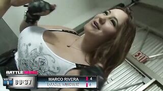 Hottie blonde Monique Alexander Gets Fucked Into The Ring