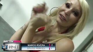 Hottie blonde Monique Alexander Gets Fucked Into The Ring