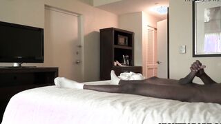 NICHE PARADE - Jacking My big black dick Inside Motel Room And The Housekeeper Walked Into