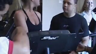 Goddess white thot gets bent over and plowed rough doggy style