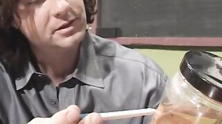Vulgar professor keeps blonde student hoe after class to banged!