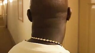 Big african penis fucks dark hair hussy on sofa