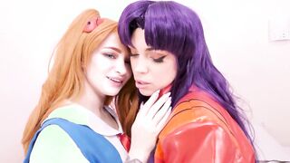 Asuka and Misato want cumshot Leah Meow