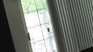 Curvy ebony whore with real boobies gets her cunt licked and banged!