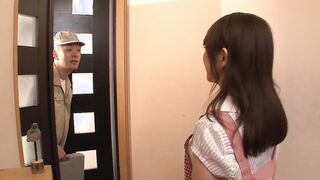Old Japanese Cougar Ninfo Has Sex With Maintenance Man And Postman, She Likes To Feel Like