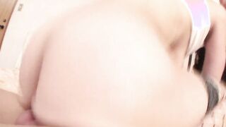 Japanese MILF has sex with her daughter's BF and comes inside his mouth fucking a toy