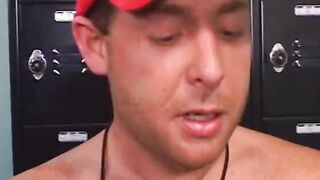 Sexual young thot blows 2 rough dicks while getting plowed