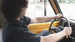 Young blonde latin sluts was scored by lusty bus driver