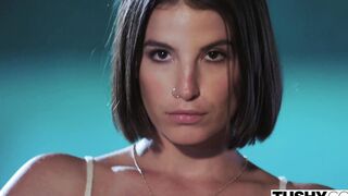TUSHY LaSirena shares husband with Gabbie into anal 3some
