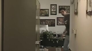 Nailed Me Inside My Office! Office Strap On Couch Sex With Dyke Co Workers