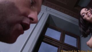 Adorable women Geny Juice rough pounded into the huge booty - Closeup