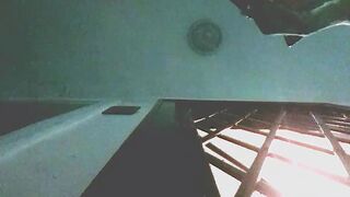 Stairway masturbation part one