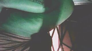 Stairway masturbation part one