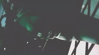 Stairway masturbation part one