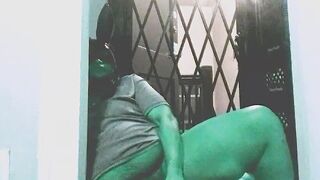 Stairway masturbation part one