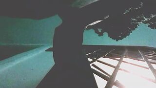 Stairway masturbation part one