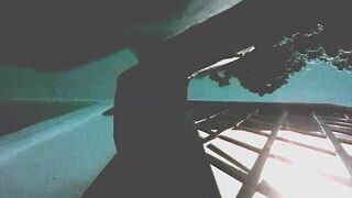 Stairway masturbation part one