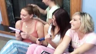 milf OLDER HOUSEWIFE lesbo gang bang sex party - private amateurs